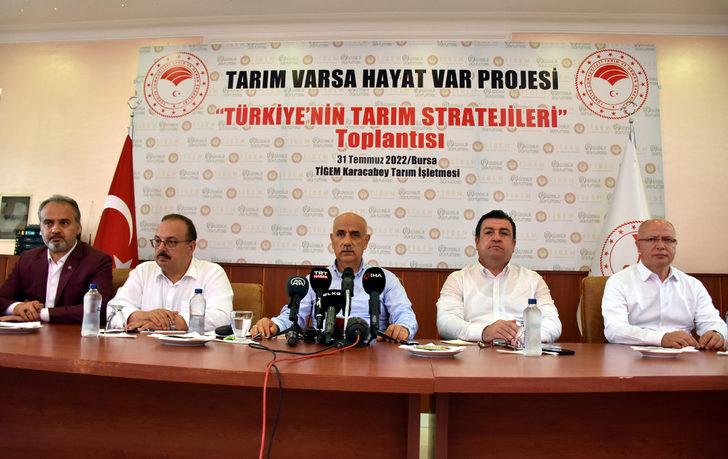 Bakan Kirişci, Bursa'da "Türkiye'nin Tarım Stratejileri" toplantısında konuştu: G1