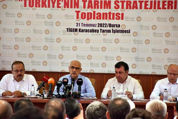 Bakan Kirişci, Bursa'da "Türkiye'nin Tarım Stratejileri" toplantısında konuştu: G3
