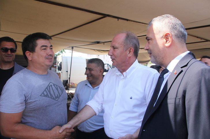 Memleket Partisi Genel Başkanı İnce, Antalya'da pazarcıları ziyaret etti: G4