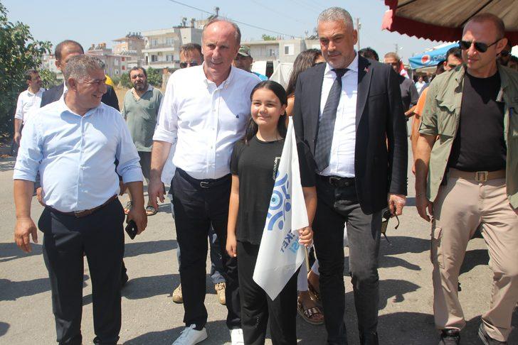 Memleket Partisi Genel Başkanı İnce, Antalya'da pazarcıları ziyaret etti: G5