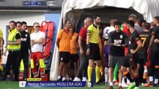 Son dakika: Galatasaray - Fiorentina maçında olay çıktı! Hakem az kalsın ilk yarıdan maçı bitiriyordu...