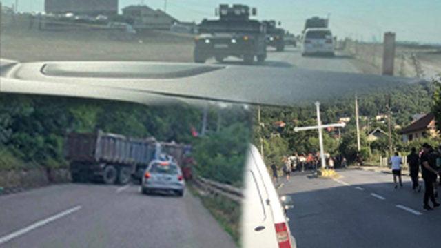 Balkanlar'da gerilim! Sırbistan-Kosova sınır hattı hareketlendi! NATO'dan açıklama: Müdahaleye hazırız 