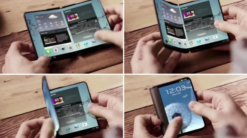 Samsung katlanabilir telefon mu yapıyor?