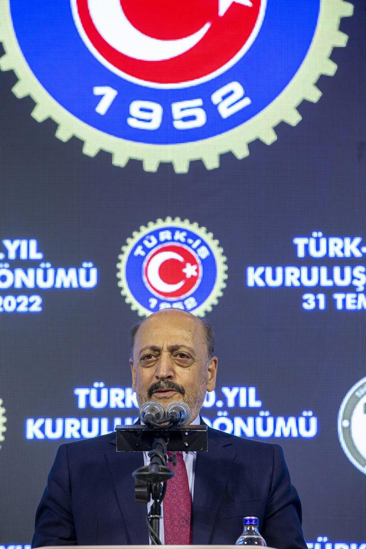 Çalışma ve Sosyal Güvenlik Bakanı Bilgin, TÜRK-İŞ'in "70. Yıl Belgeseli" programında konuştu: G3