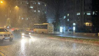 Edirne'de sağanak etkili oldu