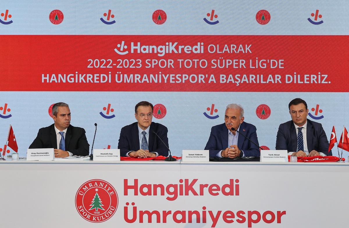 &Uuml;mraniyespor ile Hangikredi şirketi arasında sponsorluk anlaşması imzalandı
