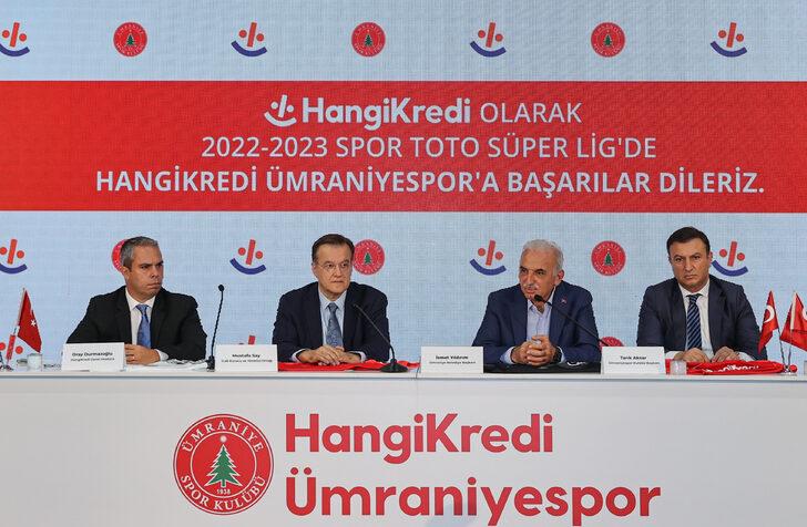 Ümraniyespor ile Hangikredi şirketi arasında sponsorluk anlaşması imzalandı G1