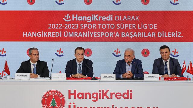 Ümraniyespor ile Hangikredi şirketi arasında sponsorluk anlaşması imzalandı