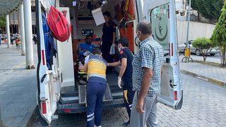 Karabük'te ayağına demir düşen işçi yaralandı