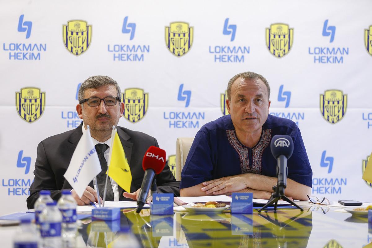 MKE Ankarag&uuml;c&uuml;, Lokman Hekim Sağlık Grubu'yla sponsorluk anlaşması yaptı