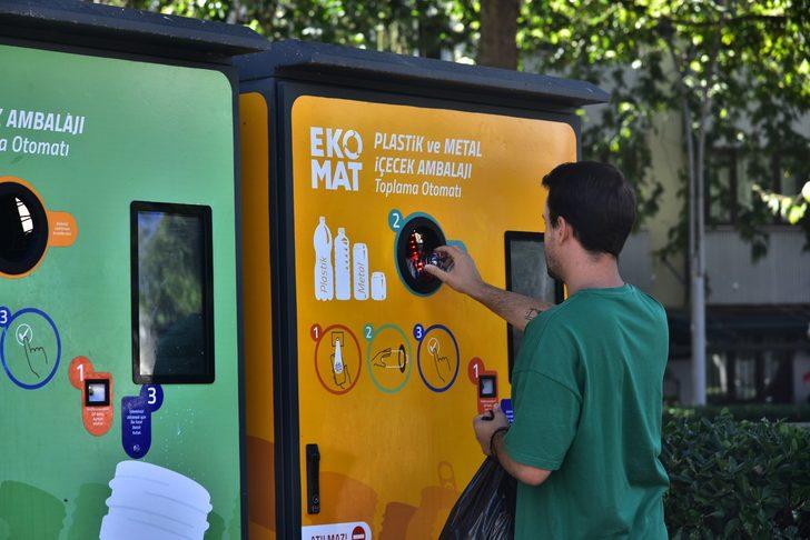 Yalova'da 130 bin atık şişe EKOMAT ile geri dönüşüme kazandırıldı G1