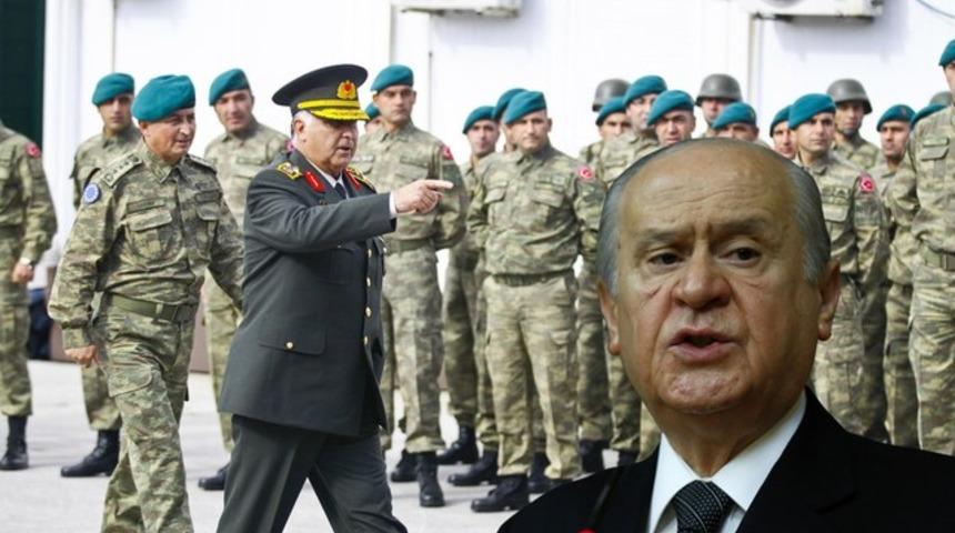 Genelkurmay Başkanı Necdet &Ouml;zel'den flaş Devlet Bah&ccedil;eli a&ccedil;ıklaması