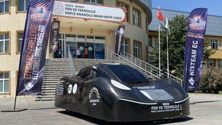 TEKNOFEST'te elektrikli araçlarıyla teknik tasarım ödülü alan imam hatipliler gururlu