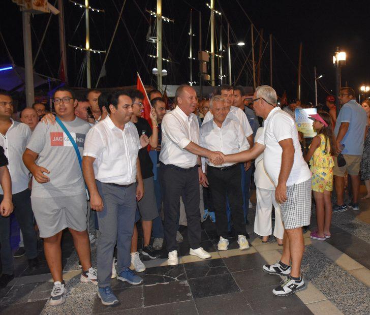 Memleket Partisi Genel Başkanı İnce, Muğla'da temaslarda bulundu G1