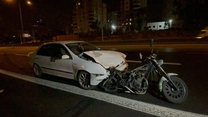 Adana'da otomobil motosikletle çarpıştı 1 kişi öldü G1