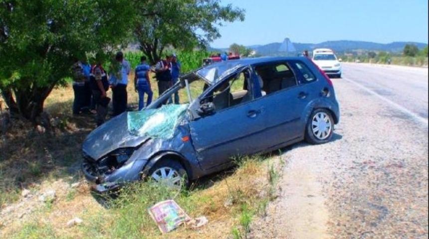 Ziyaret dönüşü kaza: 5 yaralı