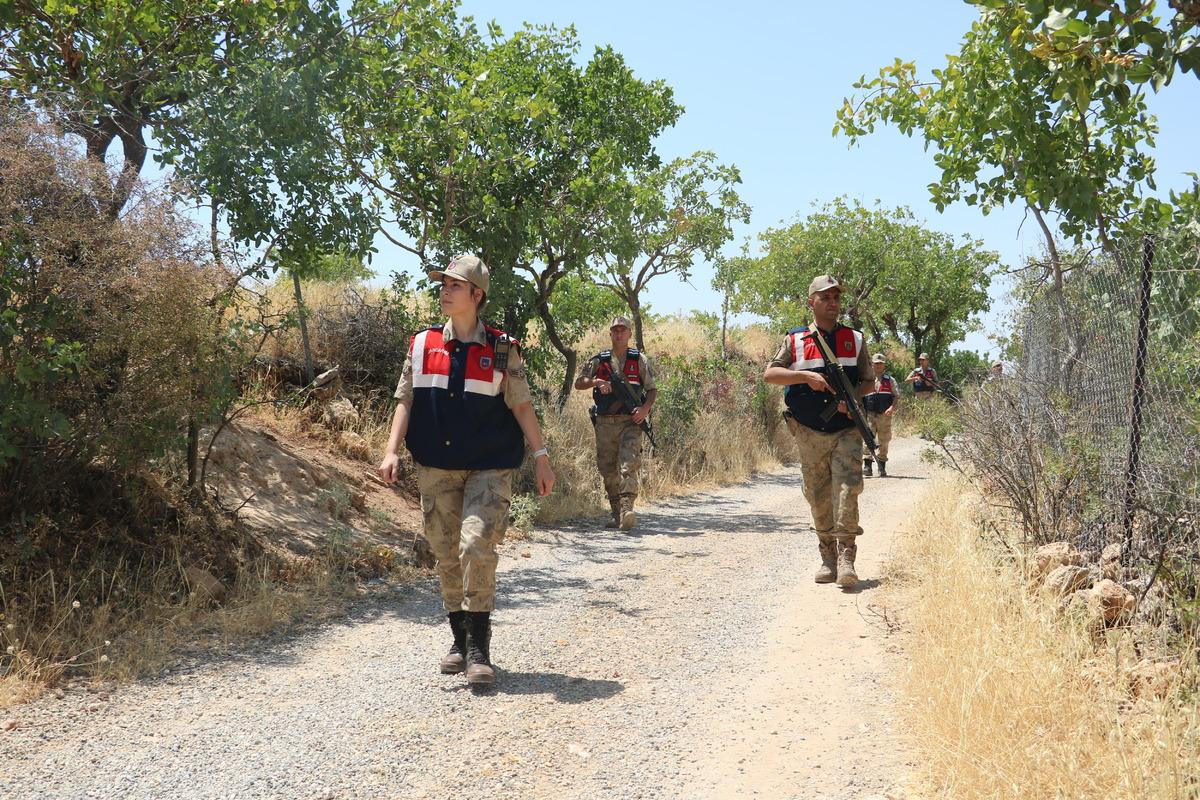 Siirt'te jandarma fıstık hırsızlarına karşı devriye geziyor
