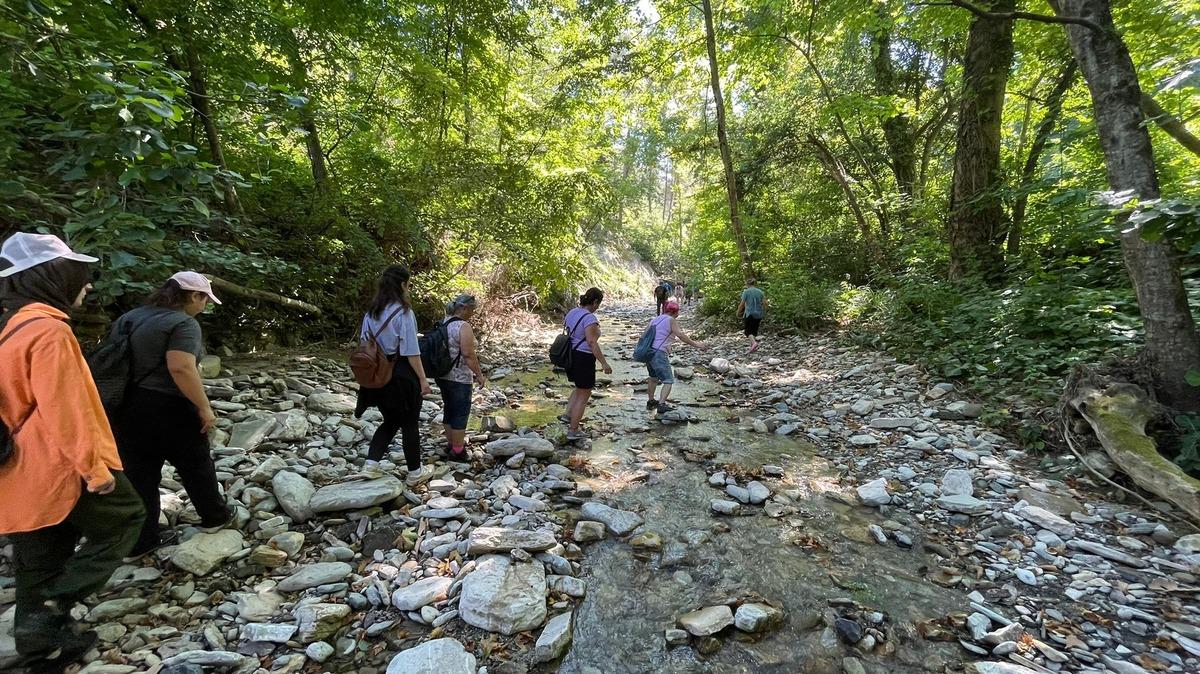 Abana Turizm Derneği Hacıveli Kanyonu'nda doğa gezisi d&uuml;zenledi