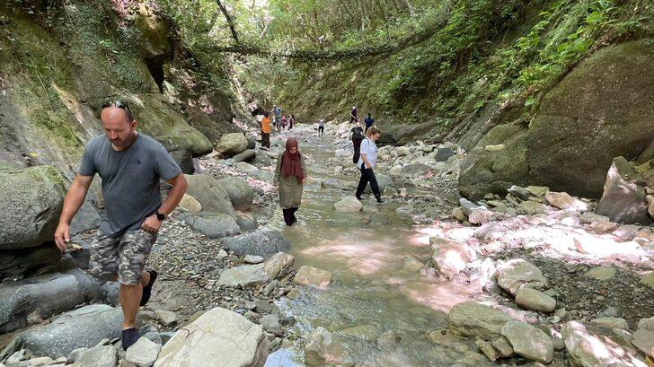 Abana Turizm Derneği Hacıveli Kanyonu'nda doğa gezisi düzenledi G2
