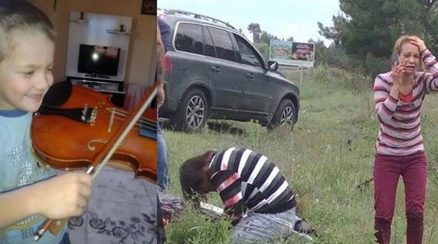 Takla atan otomobildeki çocuk öldü