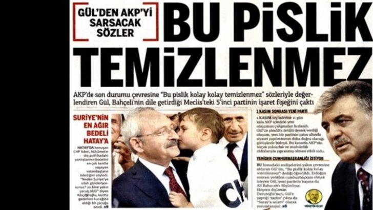 Abdullah Gül'den Taraf Gazetesi manşetine yanıt