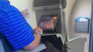 Yolcu uçağında müstehcen video izlerken fena yakalandı! O anlar sosyal medyada gündem oldu
