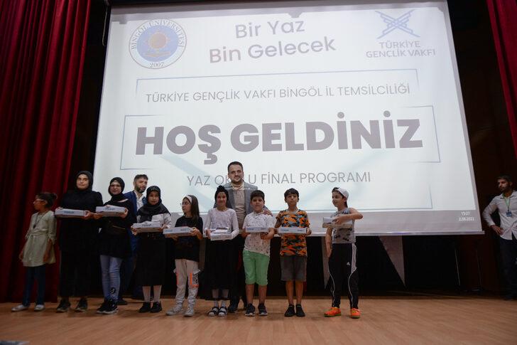 TÜGVA'nın Bingöl'deki "Yaz Okulu Projesi"nin finali yapıldı G5