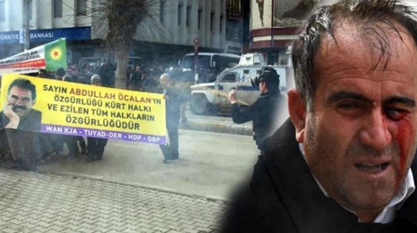 Doğu'da izinsiz g&ouml;sterilere polis m&uuml;dahalesi