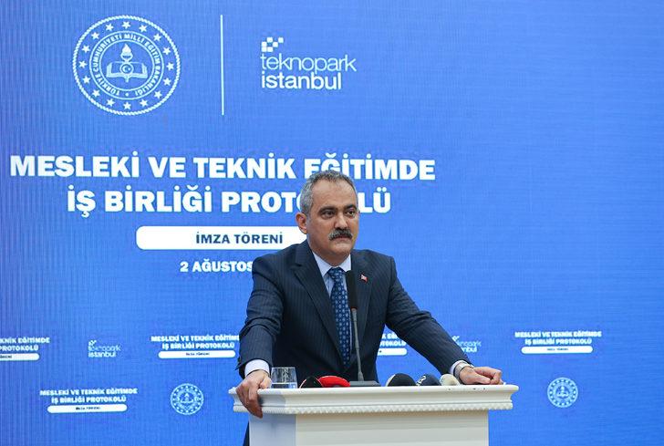 MEB ile Teknopark İstanbul arasında Mesleki Eğitim İş Birliği Protokolü G1