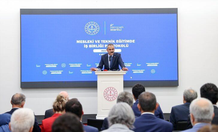 MEB ile Teknopark İstanbul arasında Mesleki Eğitim İş Birliği Protokolü G2