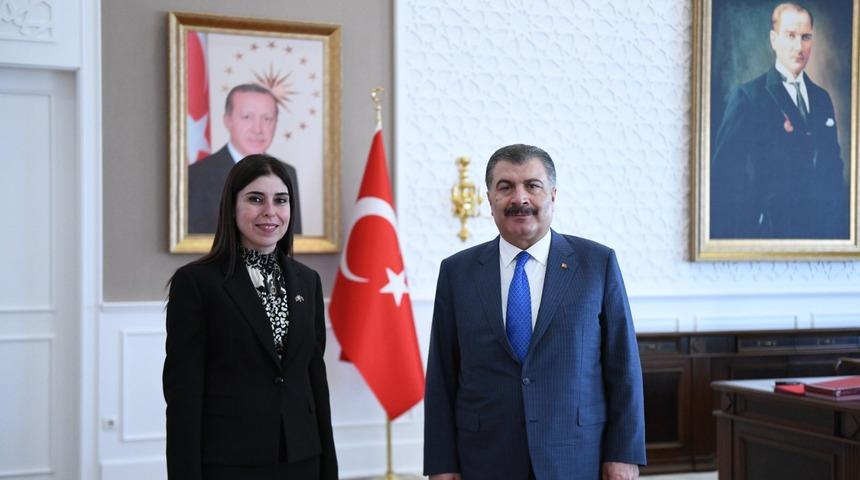 Sağlık Bakanı Koca, KKTC'den mevkidaşıyla görüştü