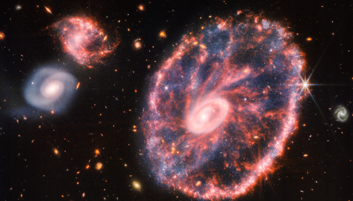 James Webb Teleskobu, Cartwheel Galaksisi’ni görüntüledi! Dünya'dan 500 milyon ışık yılı uzaklıkta