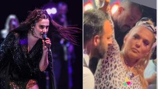 Ceylan Ertem'den beğenmediği şampanyayı garsonun üzerine döken Demet Akalın'a sert tepki: Rezillik