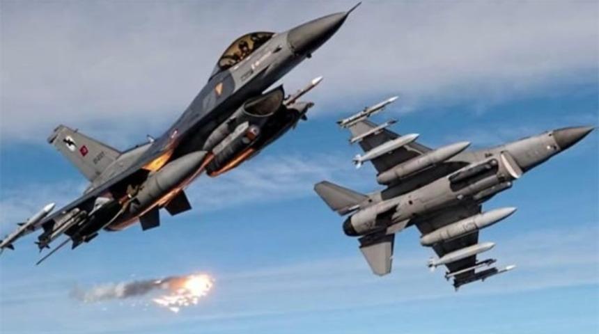 10 F-16 u&ccedil;ağı ile sınırda devriye u&ccedil;uşu