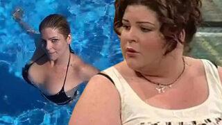 93 kilo veren Pelin Öztekin'den bikinili paylaşım! Galatasaray detayı dikkat çekti 