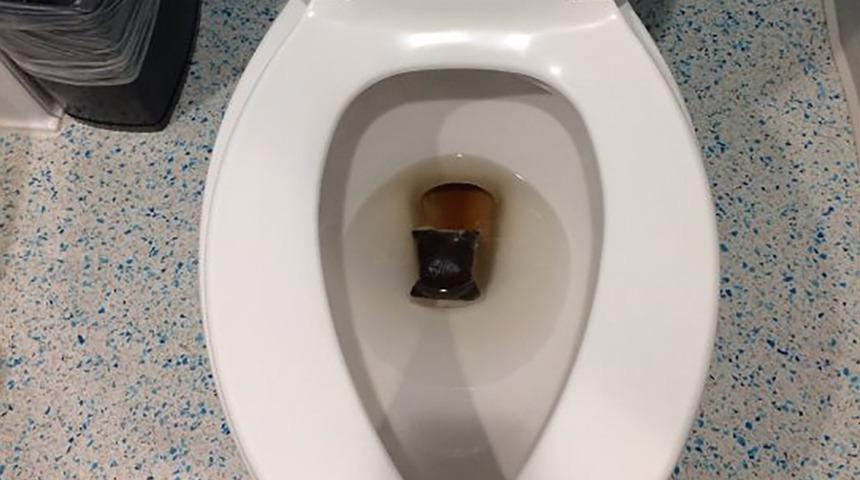 &Ccedil;ay poşetini klozete atın ve olacakları bekleyin! İnanılmaz...