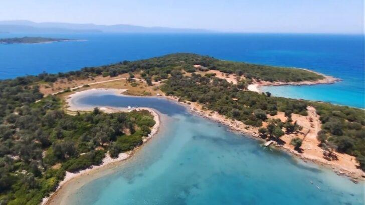 Efsanelere konu olan dünyaca ünlü Sedir Adası havadan görüntülendi! Güzelliğiyle mest etti G3