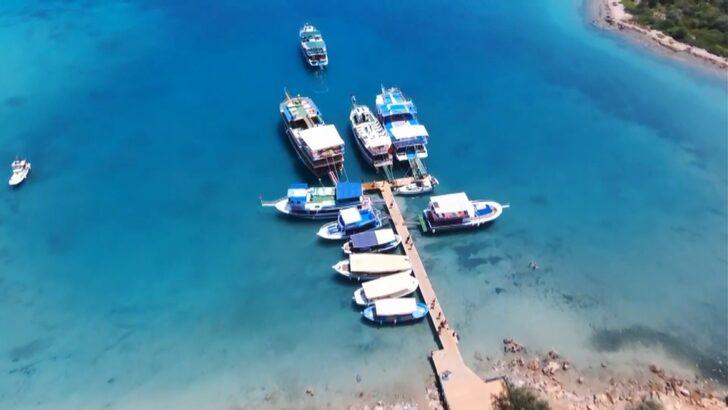 Efsanelere konu olan dünyaca ünlü Sedir Adası havadan görüntülendi! Güzelliğiyle mest etti G2