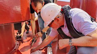 Ukrayna'dan yola çıkan mısır yüklü gemi İstanbul'da denetlendi