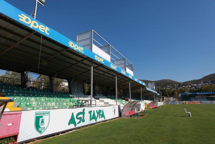 Bodrumspor'un maçlarını oynayacağı ilçe stadında çalışmalar sürüyor G1