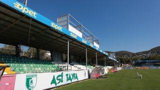 Bodrumspor'un maçlarını oynayacağı ilçe stadında çalışmalar sürüyor