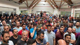 Bayrampaşa'da hamallar iş bıraktı, eyleme başladı! Yazıklar olsun