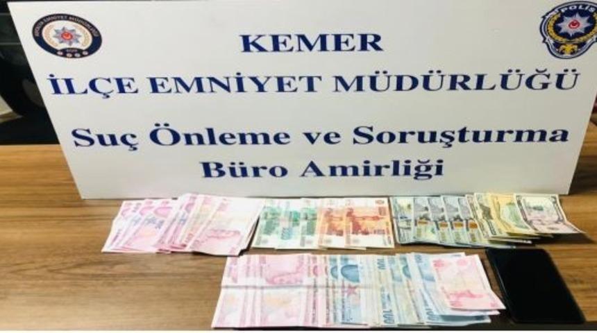 Antalya'da otel müşterilerinin parasını çaldığı iddia edilen zanlı tutuklandı