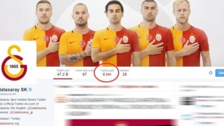 Twitter’da Galatasaray devlerle yarışıyor