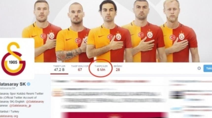 Twitter’da Galatasaray devlerle yarışıyor