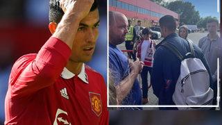 Cristiano Ronaldo istediğini aldı! Stadyumu terk edip kendini takımdan kovdurdu...