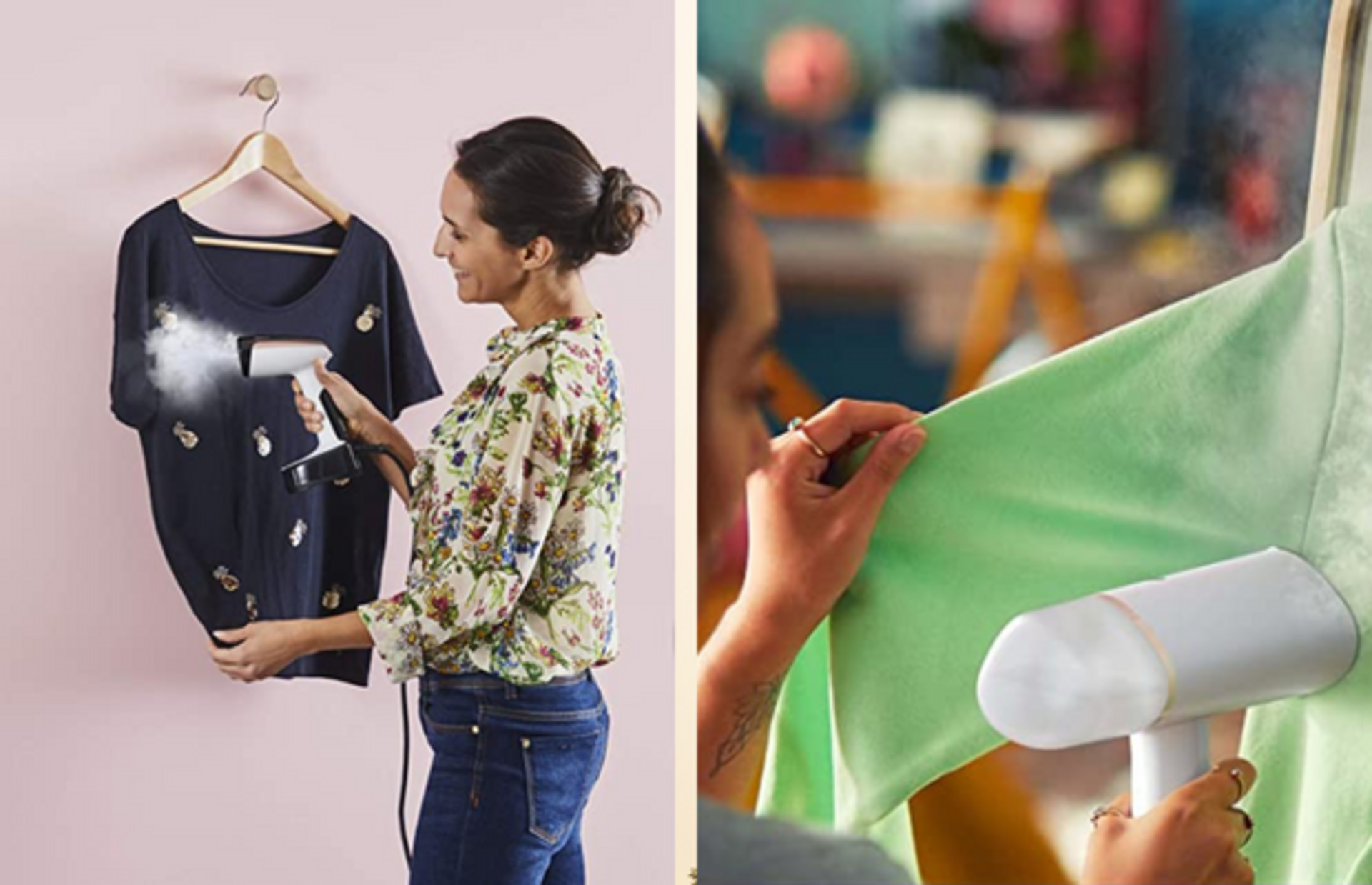 Tatilde bile giyimine dikkat etmek isteyenler için taşınabilir dikey ütü modelleri