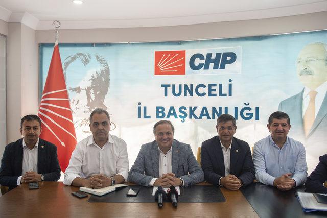 CHP Genel Başkan Yardımcısı Seyit Torun, Tunceli'de