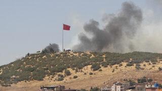 Şırnak'taki askeri birlikte mühimmat bakımı sırasında patlama! Alevlerin kentin her yerinden gözüktü