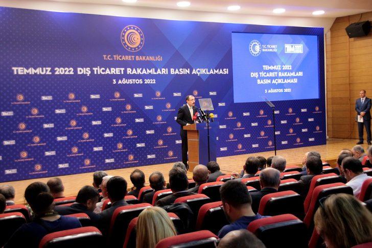 Ticaret Bakanı Muş, temmuz ayı dış ticaret verilerini açıkladı: (1) G2